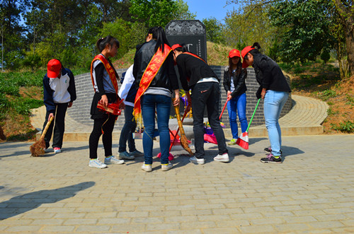 拷贝漫画
开展景明墓祭扫活动